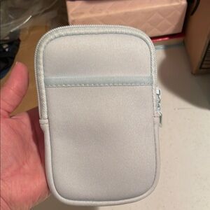 Compact Blue Gray Phone Pouch For Tumblers